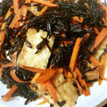 ょン☆'s cooksnap of when they made 金ごま香る　厚揚げとひじきの煮物.