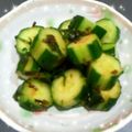 はにーくろーばー's cooksnap of when they made 簡単にできちゃう♪胡瓜と塩昆布のお漬物.