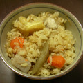 ぴょんきちぴょんこ's cooksnap of when they made 簡単！鶏とごぼうとなめ茸の炊き込みごはん.