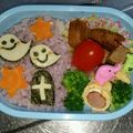 クックA6MSP3☆'s cooksnap of when they made キャラ弁＊チキンライスde簡単ハロウィン.