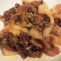 エンジン全快's cooksnap of when they made 牛肉のコチュマヨ炒め.