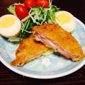 Ery7's cooksnap of when they made チーズがとろり♪ハムカツ.