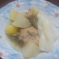 ゆうたんのママさん's cooksnap of when they made 鮭アラとジャガイモの塩スープ.