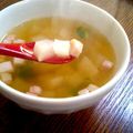 Cafe香茶's cooksnap of when they made かぶのｺﾝｿﾒｽｰﾌﾟ.
