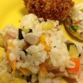 sonop's cooksnap of when they made 野菜コンソメスープリメイクで炊き込みご飯.