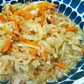 70cafe's cooksnap of when they made 切干大根とうすあげ炊いたん.