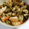 さっくぅりゅうりょう's cooksnap of when they made エビとマッシュルームのアヒージョ.
