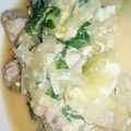 hamanny's cooksnap of when they made 新玉ねぎとにらの卵とじ.