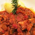 愛猫ベリー's cooksnap of when they made 圧力鍋活躍！豚肉のなす入りトマトソース煮.