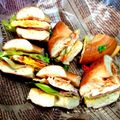 ★★ちびくま★★'s cooksnap of when they made 手を汚さず☆ベーグルサンド.