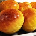 美都基's cooksnap of when they made HBで　気分はハロウィンかぼちゃパン.