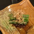 お気楽な嫁。's cooksnap of when they made 料亭風盛りつけ♪生姜醤油☆茹でいんげん.