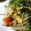 obacccci's cooksnap of when they made 水菜とサーモンのサラダ.