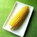 カルン's cooksnap of when they made 甘～いとうもろこしは蒸かしてラップ.