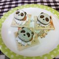 龍青空ママ's cooksnap of when they made ✿さくさくぱんだ✿onクラッカー.