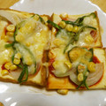 せつみか's cooksnap of when they made トマトソースで厚揚げのピザ風.