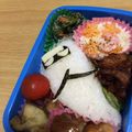 Miyusan40's cooksnap of when they made 妖怪ウォッチ＊ジミーのキャラ弁.