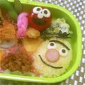 2児ママみきてぃ's cooksnap of when they made セサミストリート♪バート＊キャラ弁.