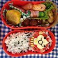 1017's cooksnap of when they made キャラ弁☆妖怪ウォッチ.
