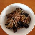なるにあん's cooksnap of when they made るる94 簡単！３分！ナスのピリ辛炒め.
