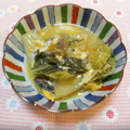 pitachan1's cooksnap of when they made お手軽♪さば缶と白菜の卵とじ.