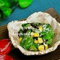 ruruchirin's cooksnap of when they made 塩昆布とツルムラサキのマヨ和え.