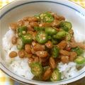 ゆんまろ's cooksnap of when they made 簡単☆ｵｸﾗ納豆丼.