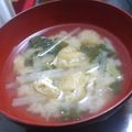 ナウちゃん's cooksnap of when they made Ｗ大根★味噌汁.