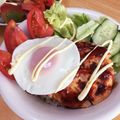 ちえミニー's cooksnap of when they made ふわふわ☆鮭バーグ.