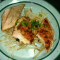 ぷにぷに～mama's cooksnap of when they made 秋鮭のショウガ焼き風ふっくらソテー.