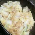 ﾌﾗﾝｸﾐｭｰﾗ's cooksnap of when they made 白菜・白ネギ・麩・油揚げの煮物.