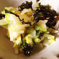 ももかば's cooksnap of when they made 白菜のオイマヨ浸し.