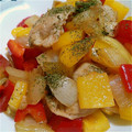もも菌's cooksnap of when they made ダイエットレシピ豚と夏野菜の柚子胡椒炒め.