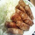 あかりんりん♪'s cooksnap of when they made ナスと豚肉の中華風ロール照り焼き.