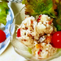 PEONYTREE's cooksnap of when they made くるみと林檎のポテトサラダ♪.