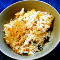 chisat00's cooksnap of when they made 野菜搾りかす★人参と桜エビの炊込みご飯.