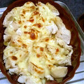 かものはしゆぅ。's cooksnap of when they made ささみとジャガイモのチーズ焼き.