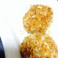 むっしゅゅゅゅ's cooksnap of when they made ☆油で揚げないまんまるかぼちゃコロッケ.