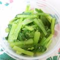きじとしろ's cooksnap of when they made 小松菜シャキシャキ簡単ごま和え.