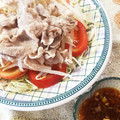 りすちゃんくまちゃん's cooksnap of when they made ヘルシ－なもやしと豚しゃぶのサラダ☆.
