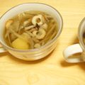 テディー１'s cooksnap of when they made ごぼうとちくわの和風スープ.