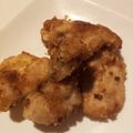 YTDママ's cooksnap of when they made 鮭の白子☆から揚げ.