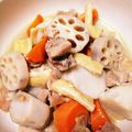 きっちん☆ハニー's cooksnap of when they made 塩こうじで里芋、レンコン、筍シンプル煮物.