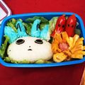 クックYM3NEJ☆'s cooksnap of when they made 妖怪ウォッチキャラ弁　コマさんおにぎり.
