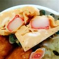 せき さゆ's cooksnap of when they made ◆レンジで簡単◆かにかま卵焼き.