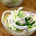 うさぎのシーマ's cooksnap of when they made サッパリ！もやしと水菜の和え物♪.