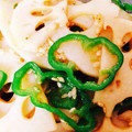 ユウジャ's cooksnap of when they made お弁当に★蓮根とししとうの柚子胡椒炒め.