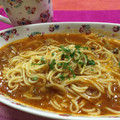 マルルル's cooksnap of when they made トマト煮の残りでパスタ♡.