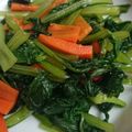 まきまきママママ's cooksnap of when they made 手軽で美味しい！小松菜のお浸し.