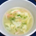 saidaiji's cooksnap of when they made ＊かにかまとニラの中華スープ＊.